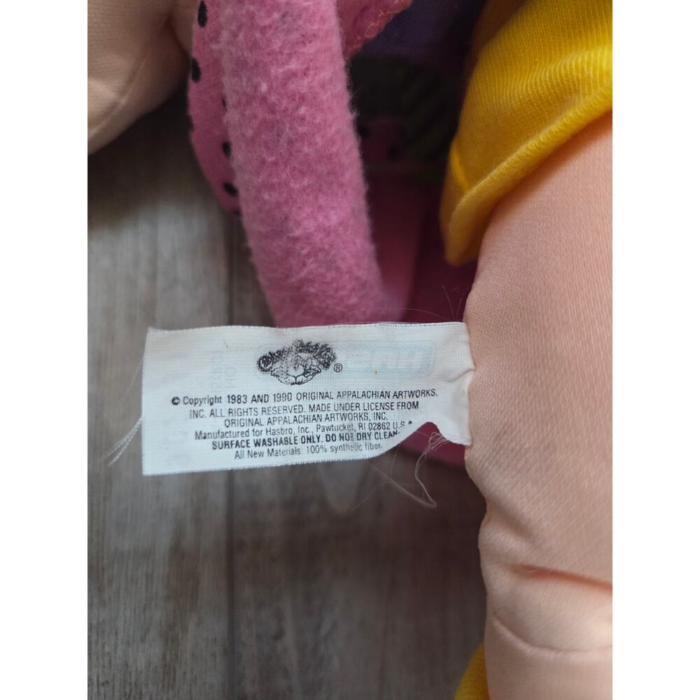 Vintage 1990 Cabbage Patch Kids Doll Class of 1990 Hasbro Soft Body Toy - Picture 9 of 10